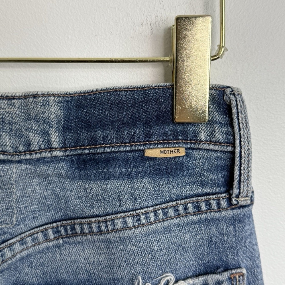 Mother Superior The Tripper 20 Minutes of Fame Light Wash Denim Jeans Size 26 - Picture 7 of 16